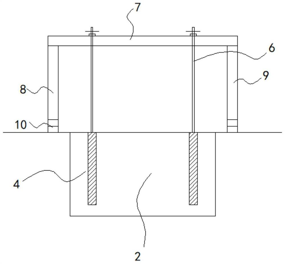 Tunnel ditch builder's staging