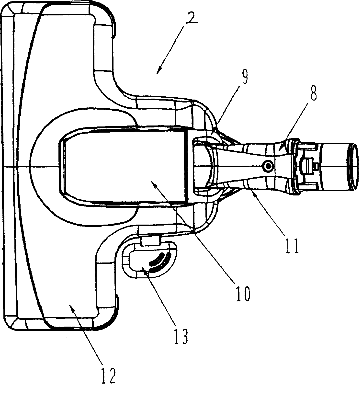 Electric vacuum cleaner head and electric vacuum cleaner using same