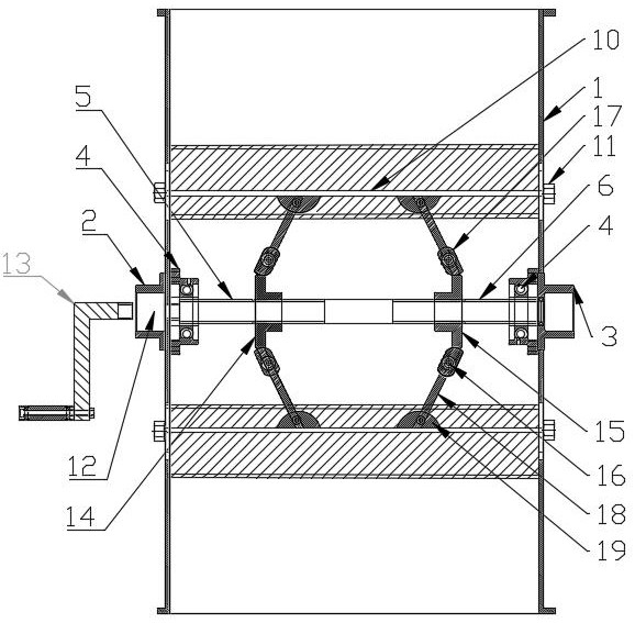 Soft-package looping disc for cables with medium and small cross sections