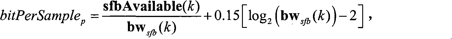 Quantizer code rate distortion controlling means based on advanced audio coder