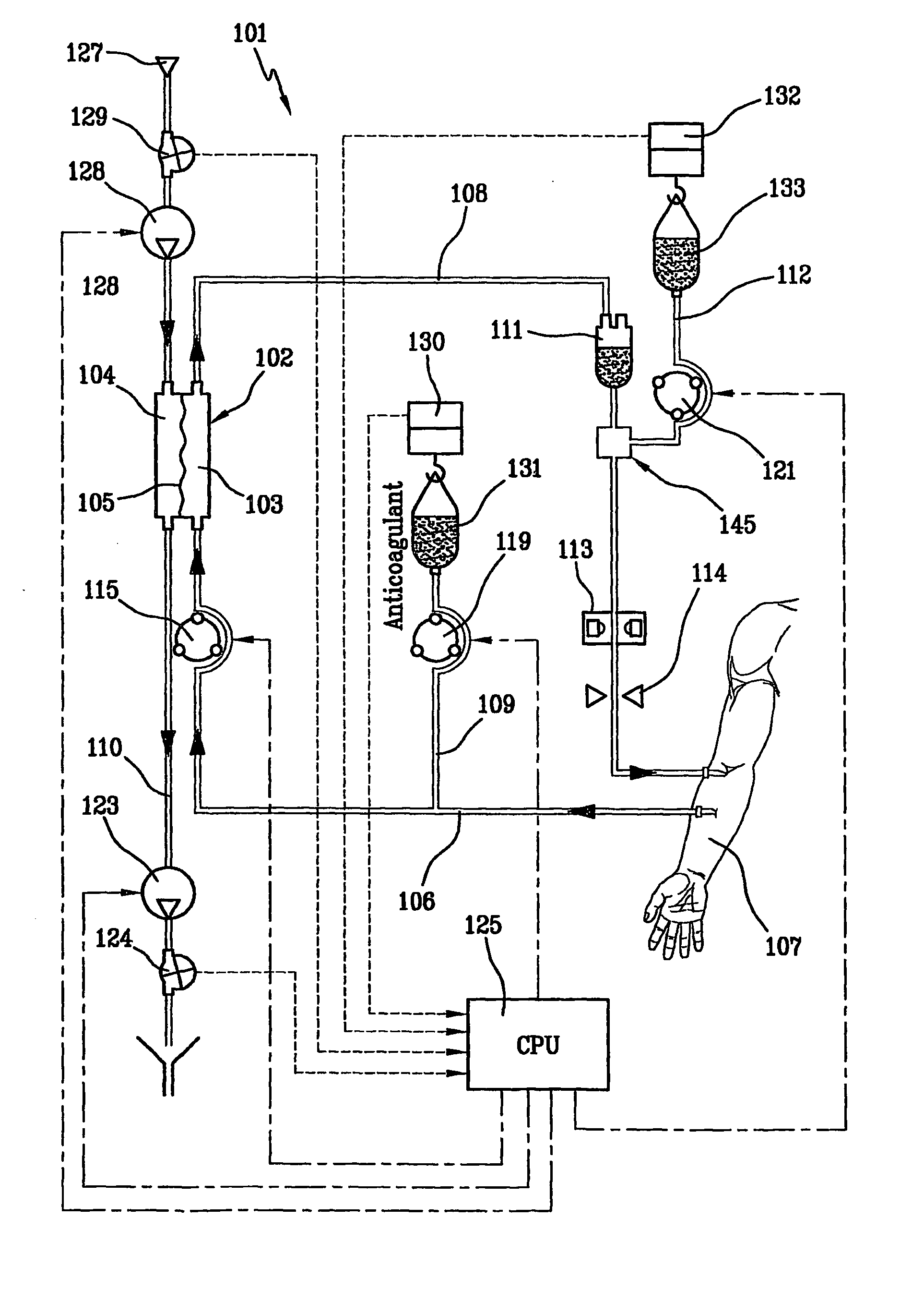 Infusion site for improved mixing of fluids