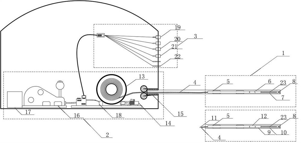 Gas extraction drilling method for intelligent mine and robot system thereof