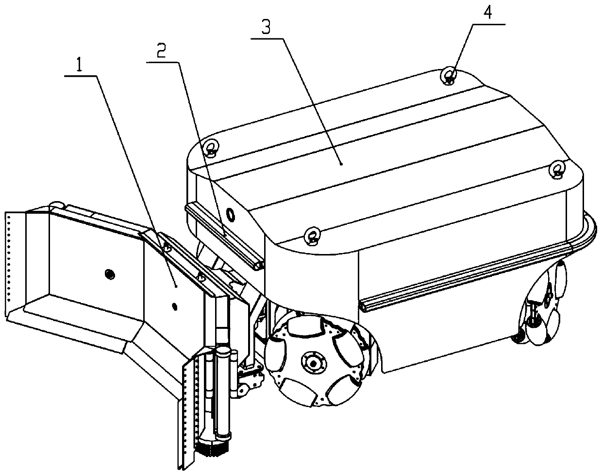 Autonomous walking robot and cleaning method for cleaning dung leaking ditch of pig house