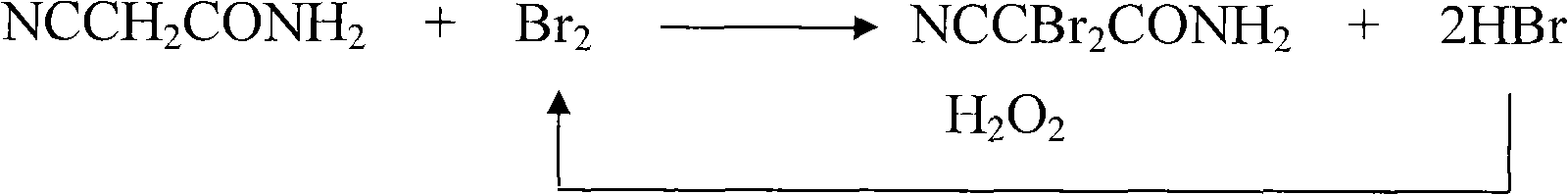 Synthesis method of 2,2-dibromo-2-malonamidenitrile