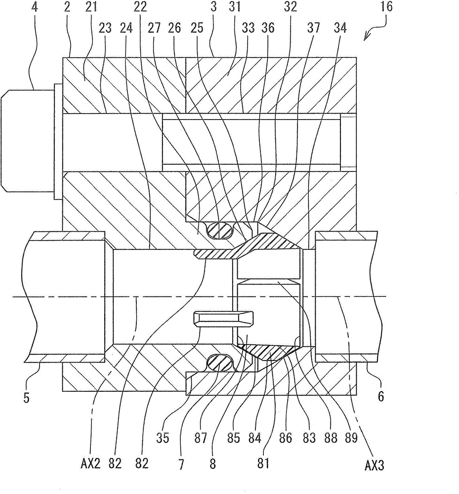 Fluid passage connecting device and refrigerating cycle apparatus having the same