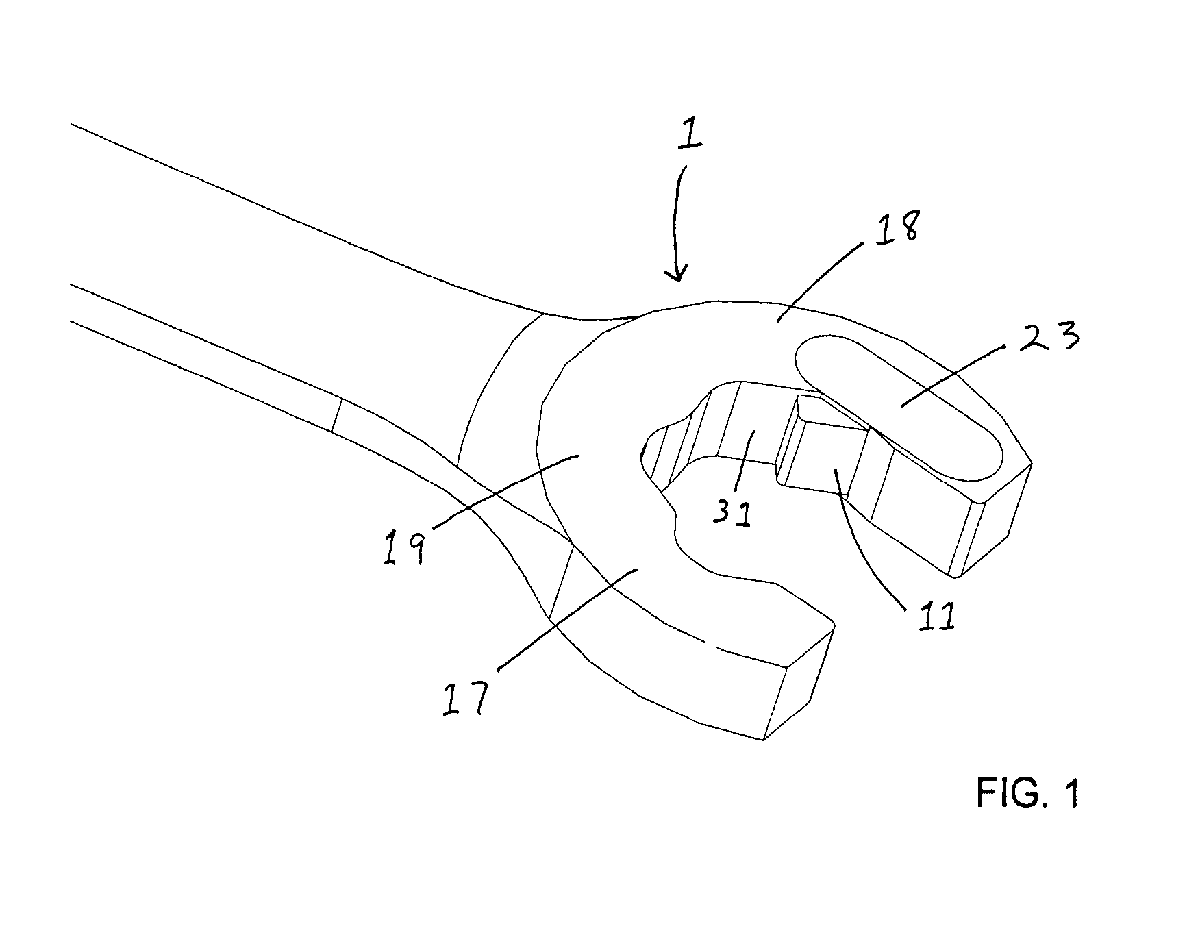 Ratchetable open-ended wrench