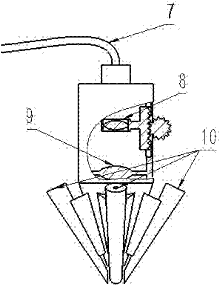 Laser fused deposition modeling device and running method thereof