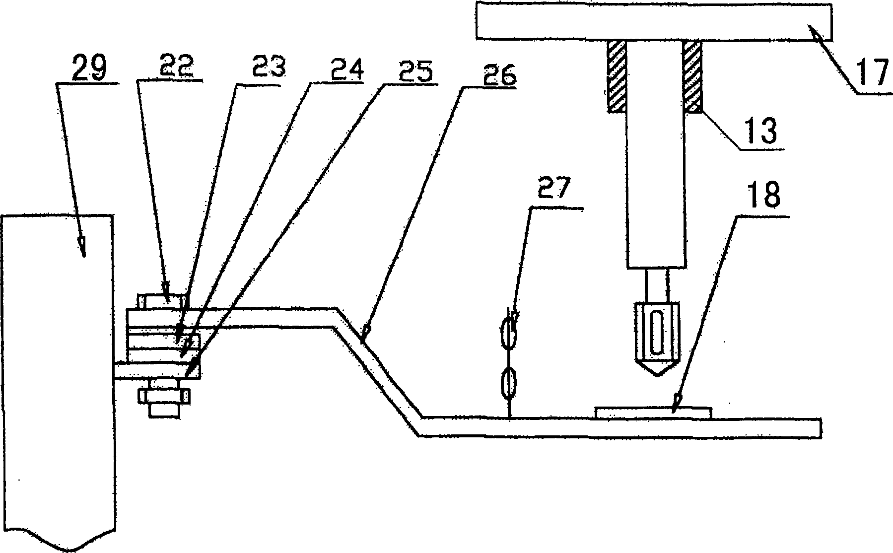 Compensation type stepless adjustment device of empty weight/heavy weight wagon with vibration damping