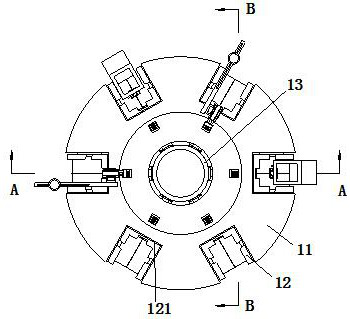 Automobile evaporator iron wire automatic cutting device