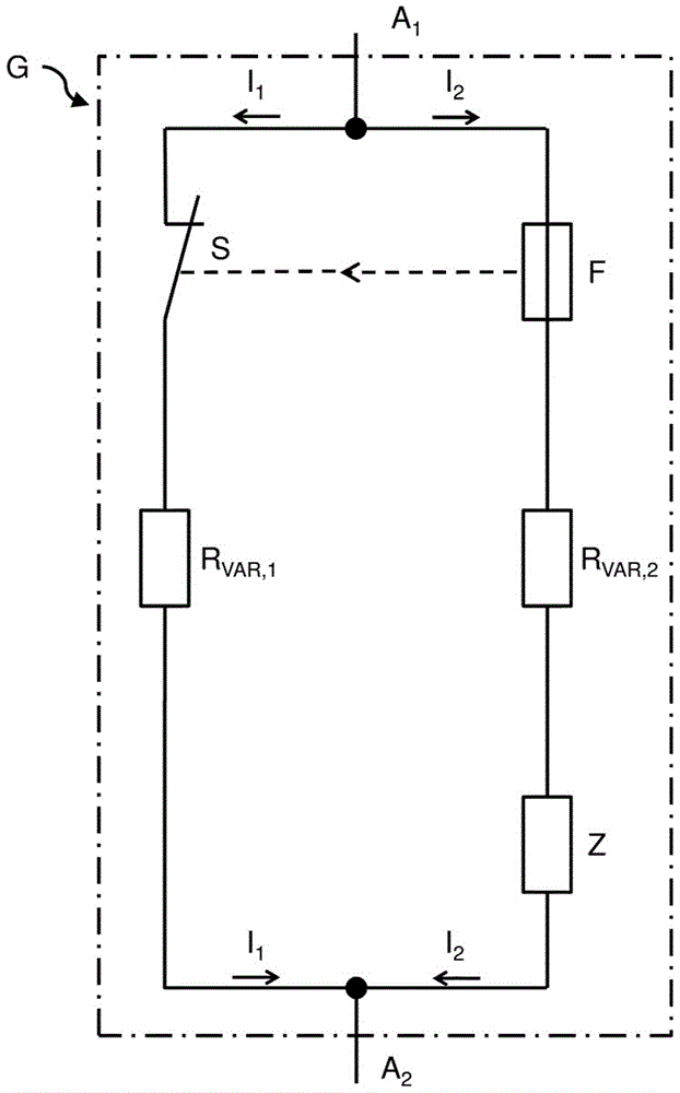 Overvoltage protection device with leakage current cutoff