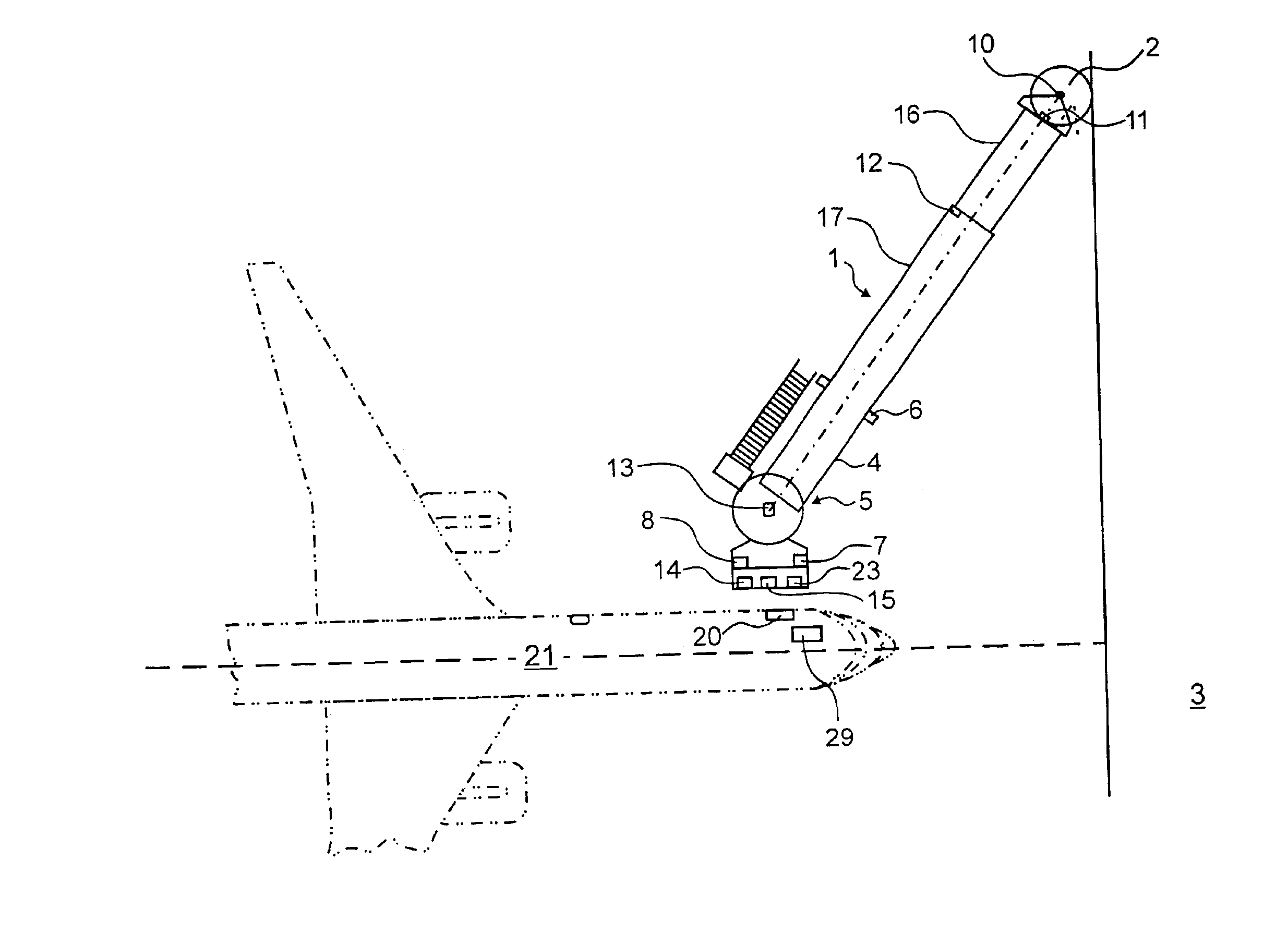 Beacon docking system with visual guidance display