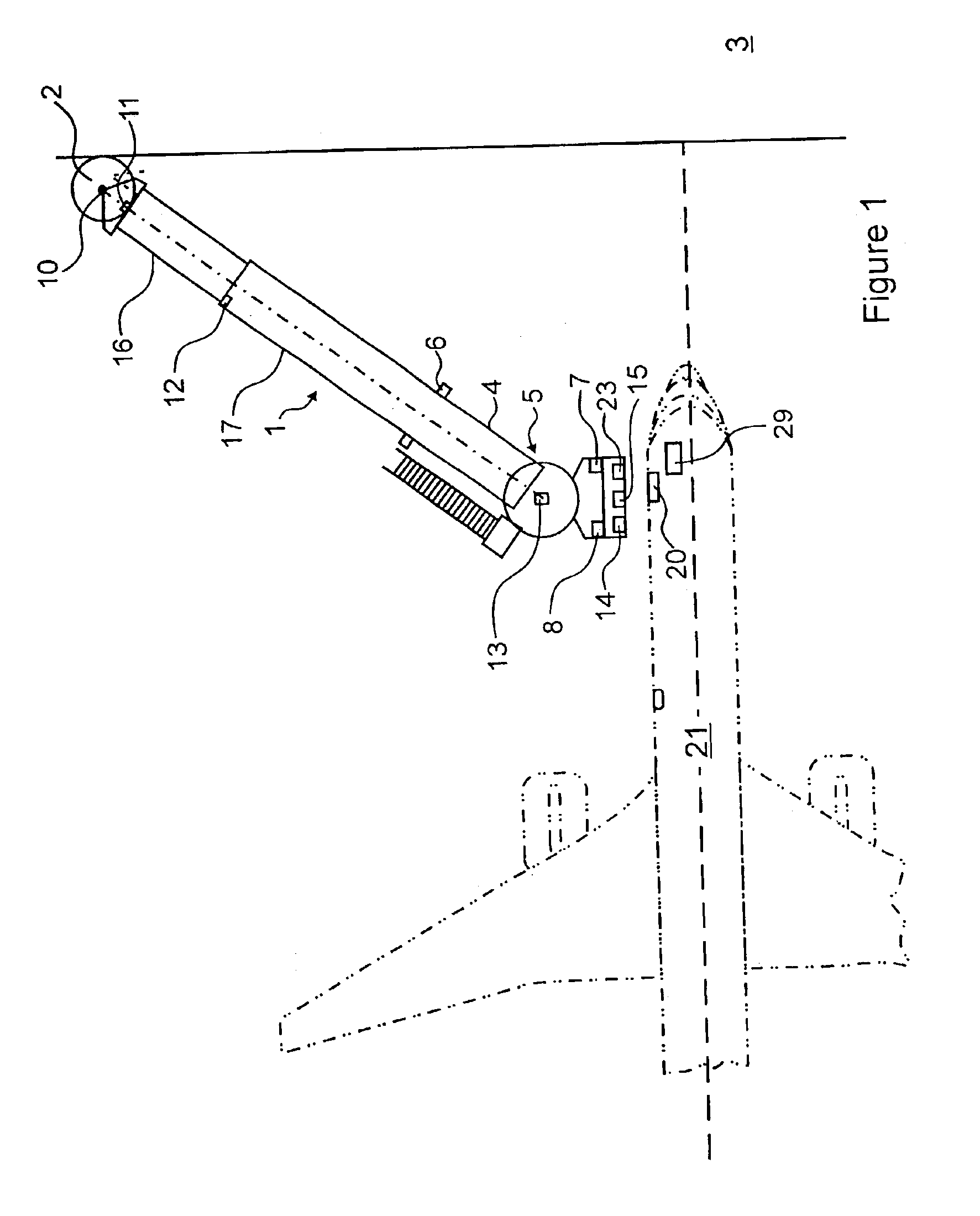 Beacon docking system with visual guidance display