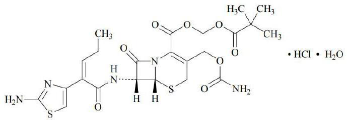 Cefcapene pivoxil granules and preparation method thereof