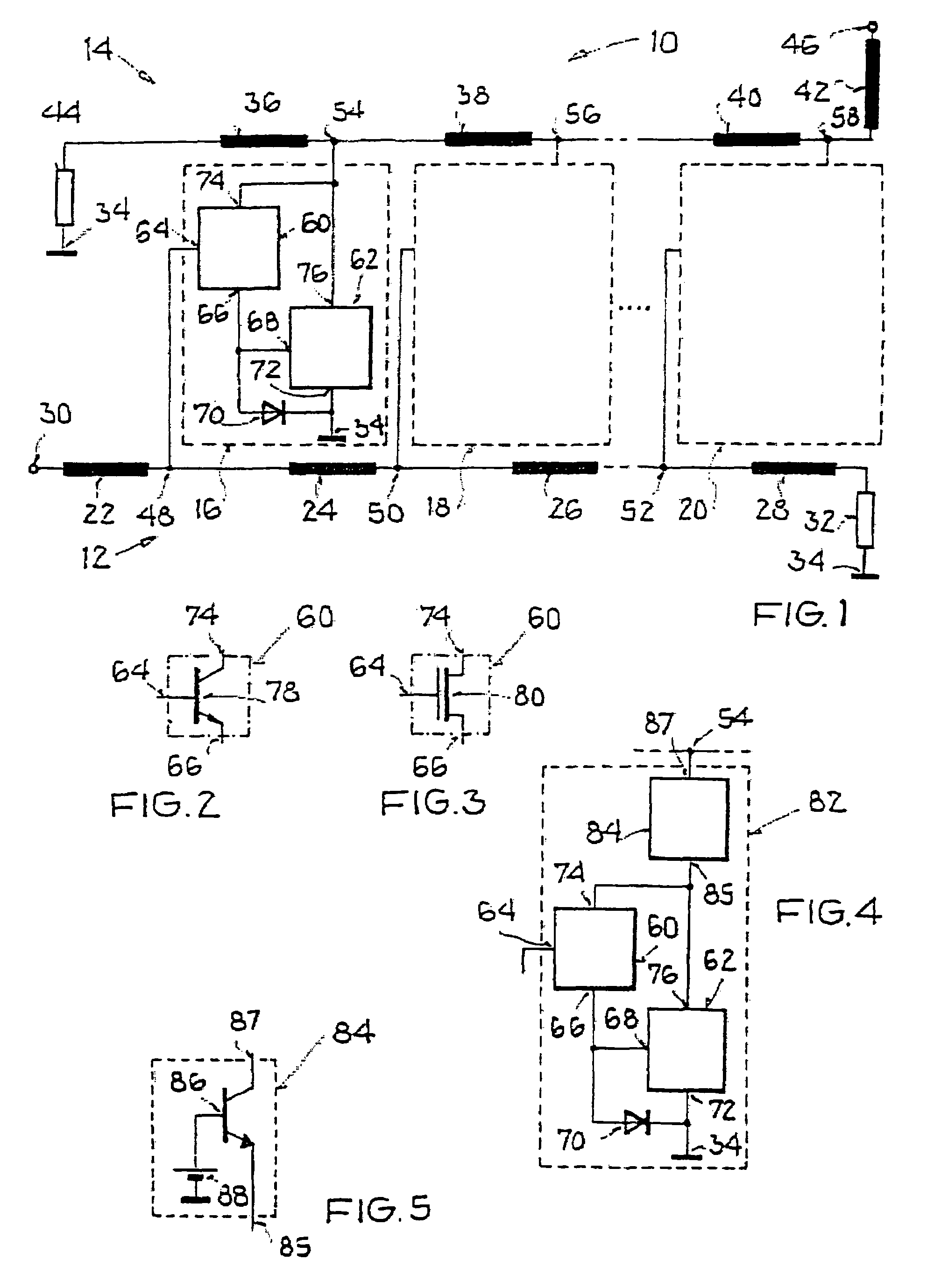 Distributed amplifier topologies with improved gain bandwidth product