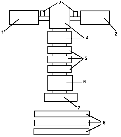 Micro-nano multi-layer composite dielectric materials and preparation method and device thereof