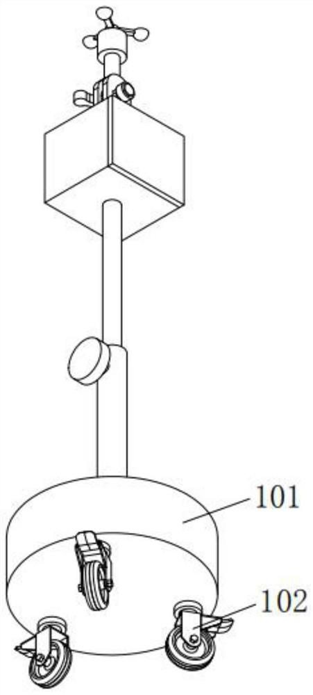 Building model indoor natural ventilation testing device