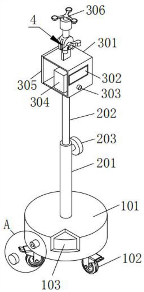 Building model indoor natural ventilation testing device