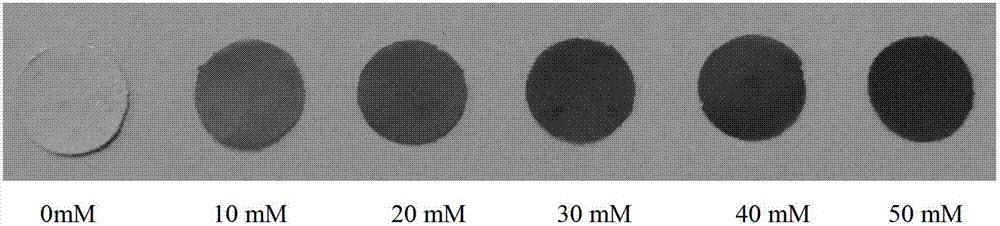 Glucose detection test paper