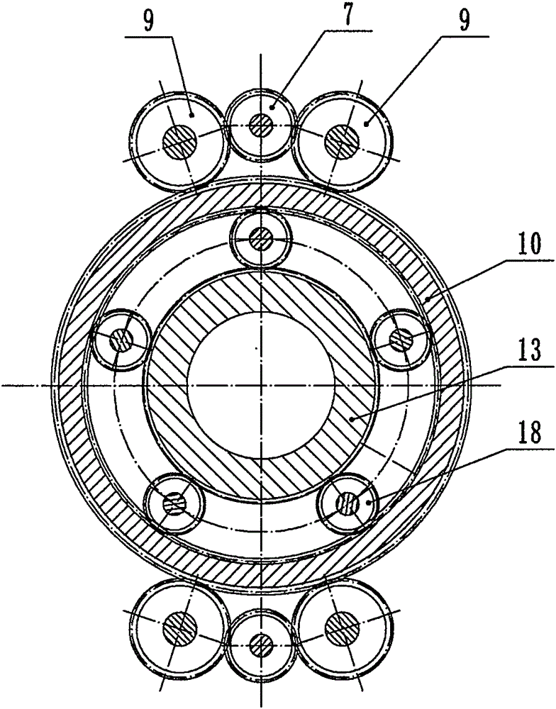 NBD planetary bidirectional-output pile machine reducer with oil temperature alarming function