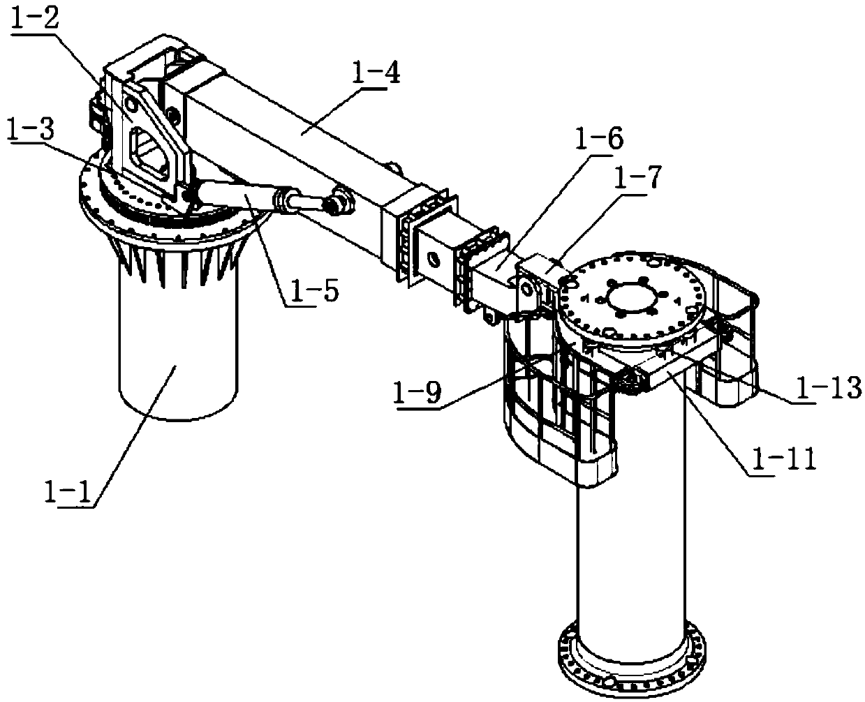 Vertical compound heading machine