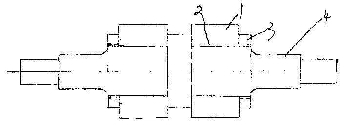 Composite roll ring of high-speed steel