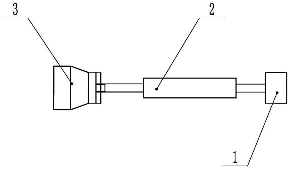 Stretching combined die and stretching method for special-shaped copper pipe