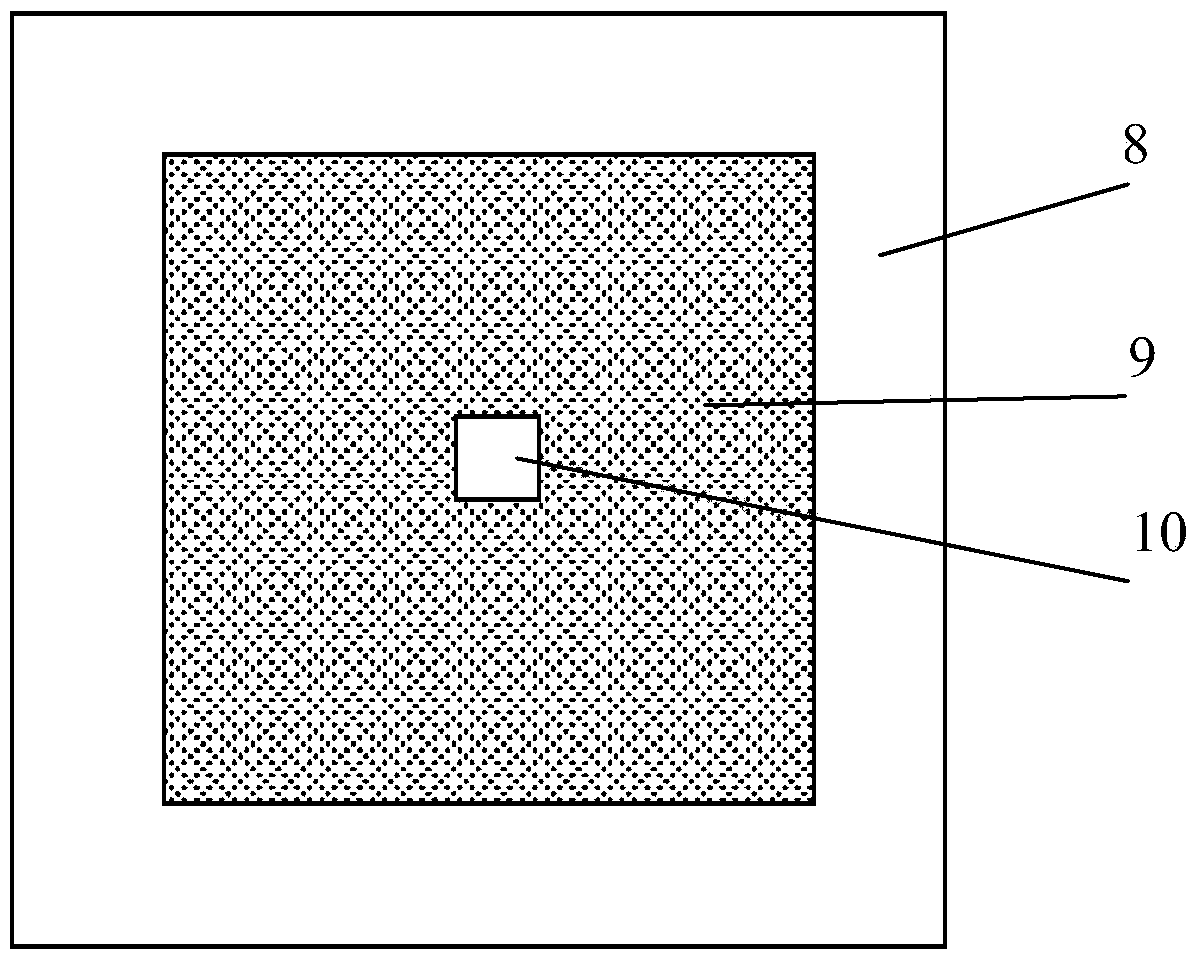 High-power overload 1KPa silicon micropressure sensor chip and manufacturing method