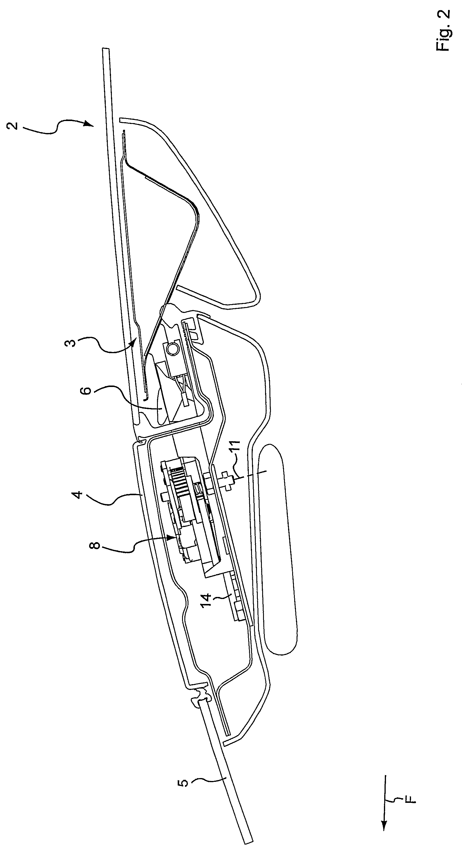 Convertible roof that latches to an upper transverse frame part of the windshield frame