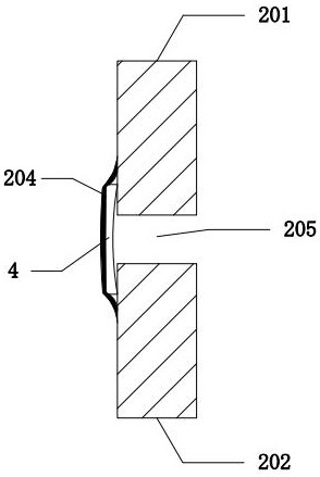 Butt welding auxiliary device and construction method for single-side welding and double-side forming of small-diameter round pipes