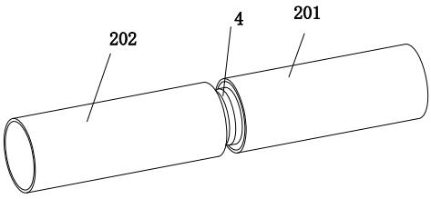 Butt welding auxiliary device and construction method for single-side welding and double-side forming of small-diameter round pipes