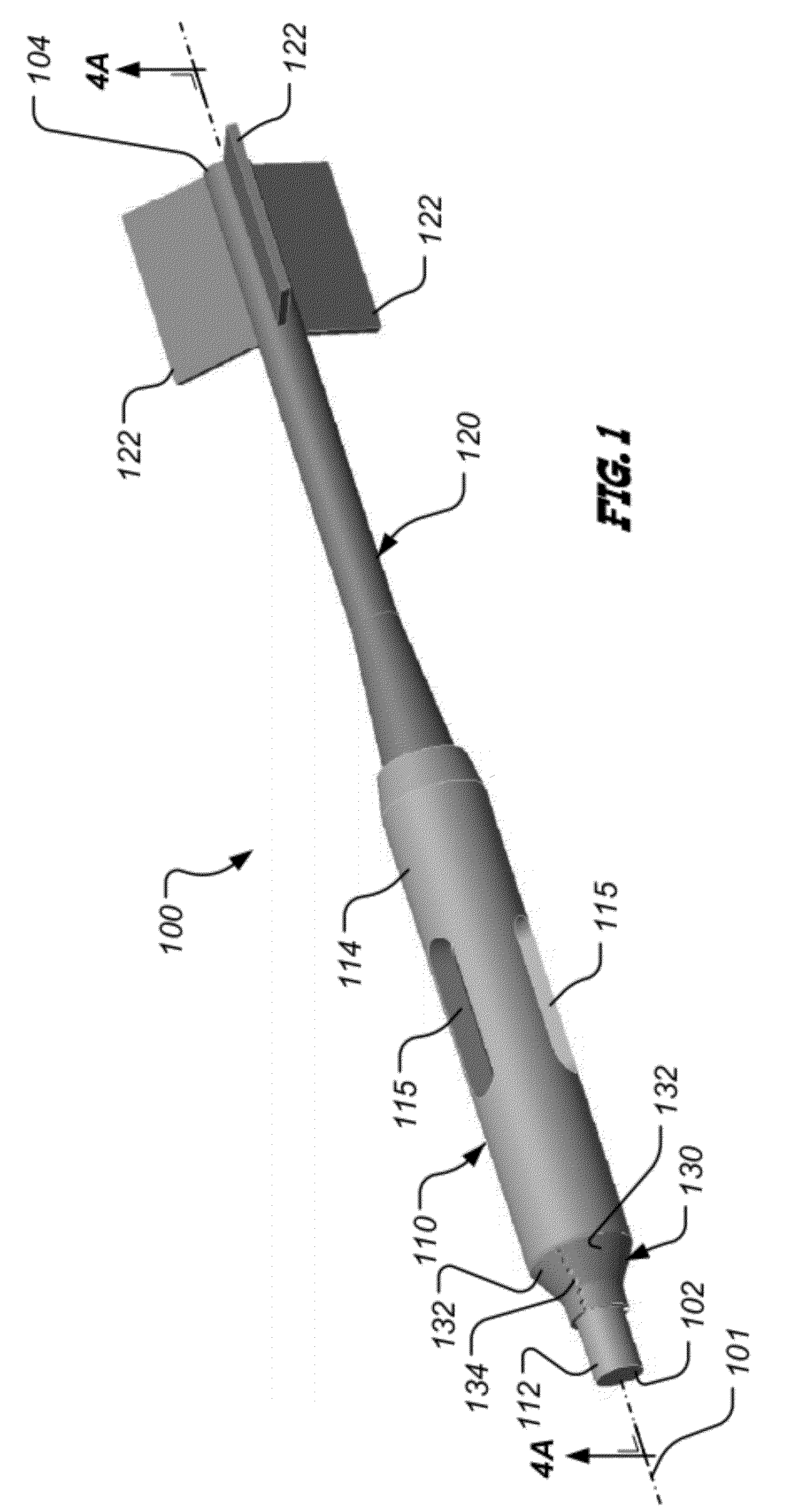 Mine-defeating projectile