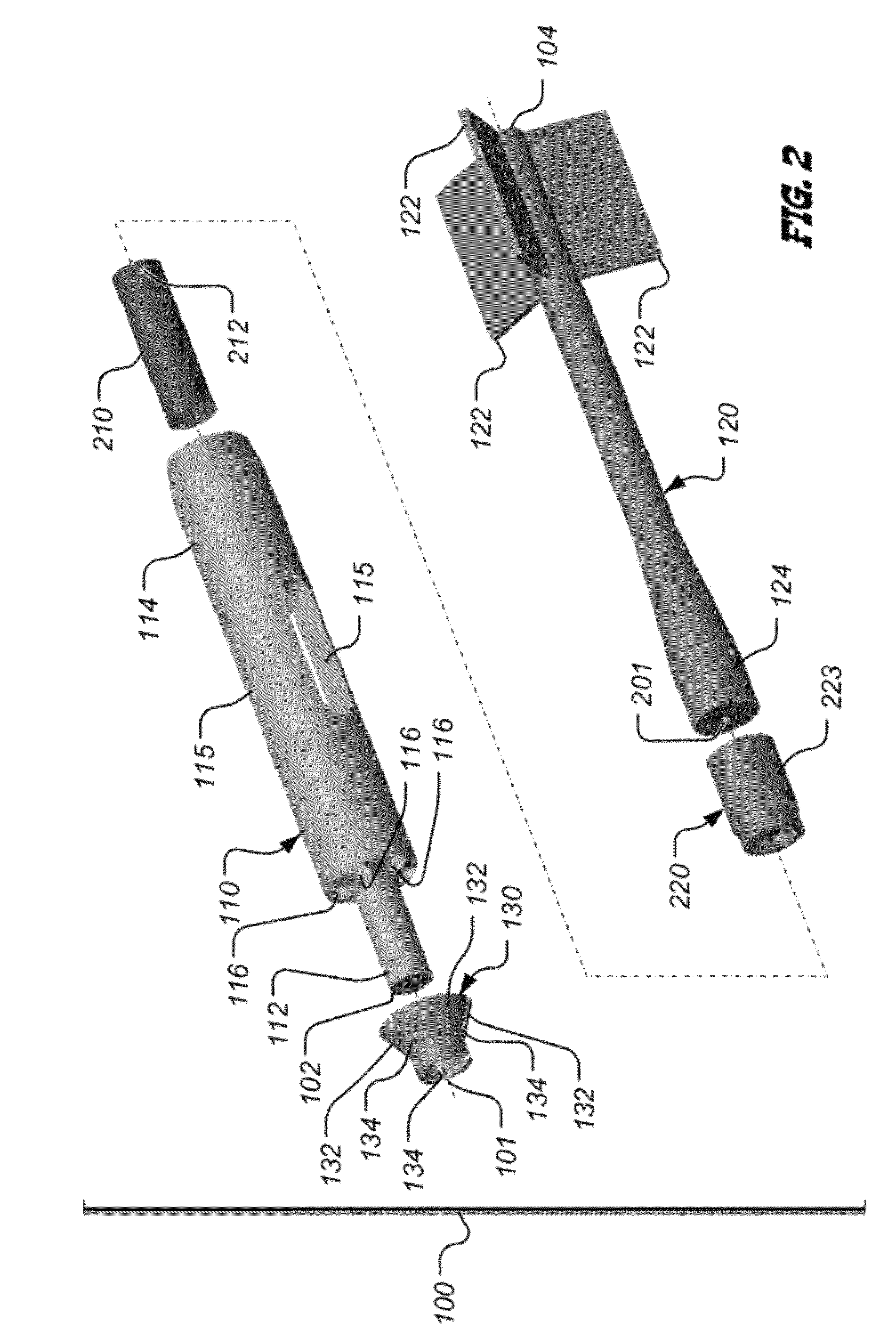 Mine-defeating projectile