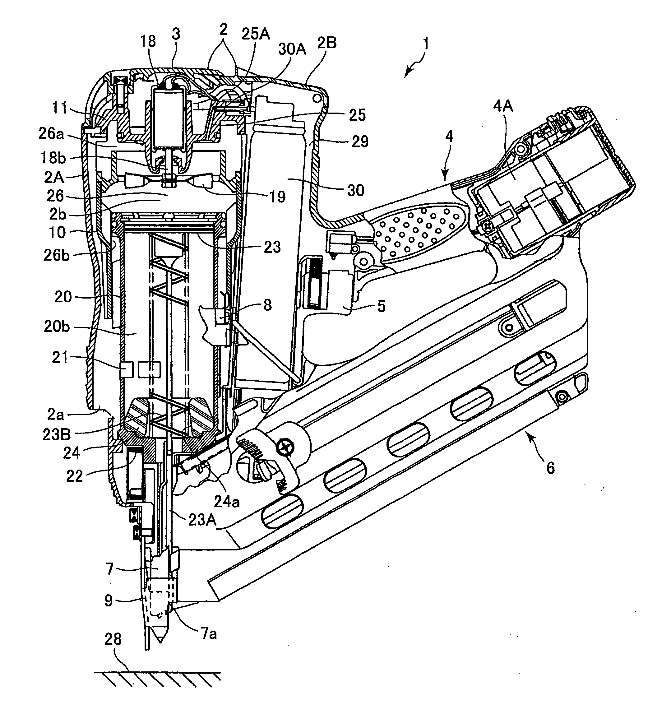 Combustion-type power tool