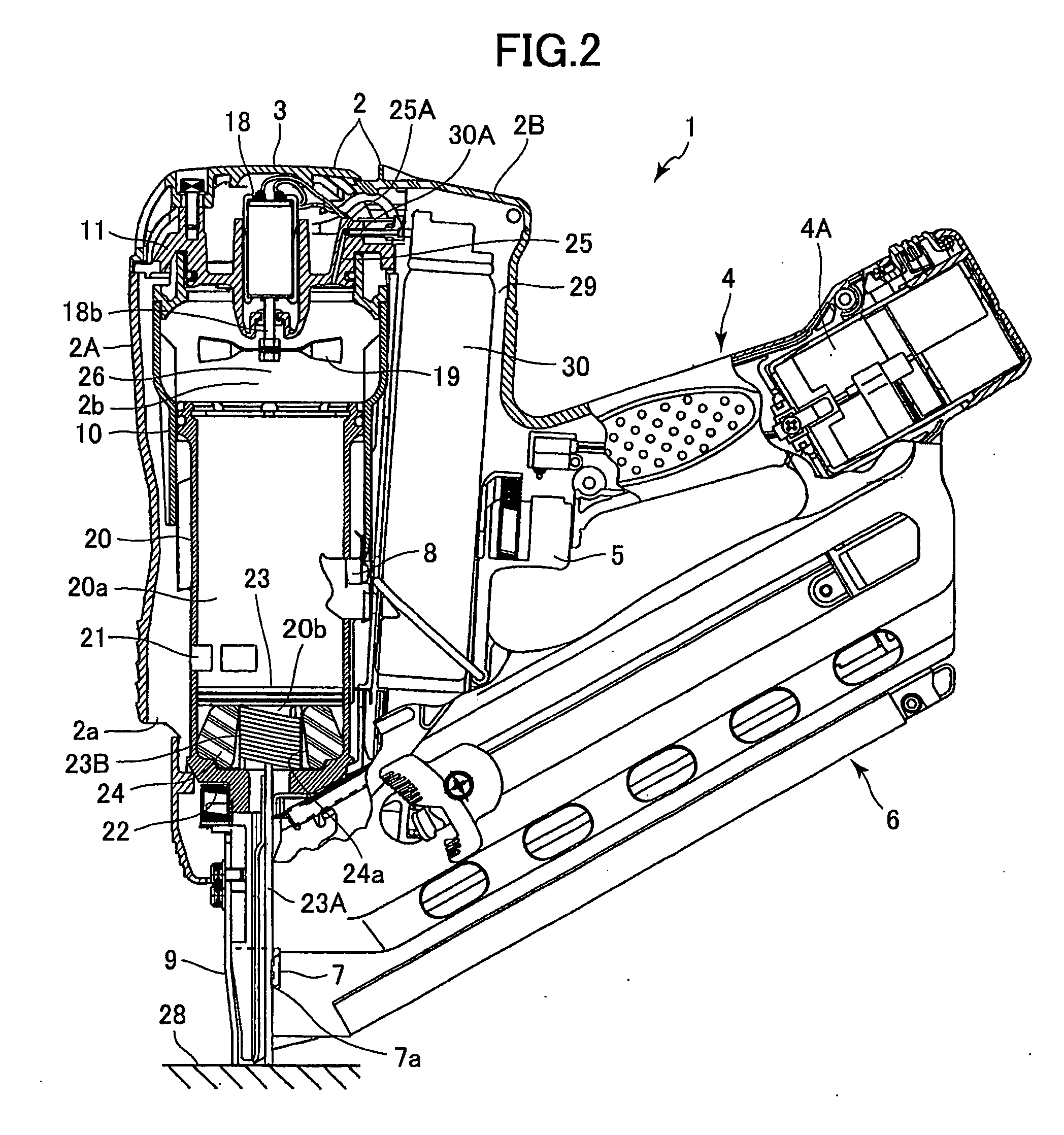 Combustion-type power tool