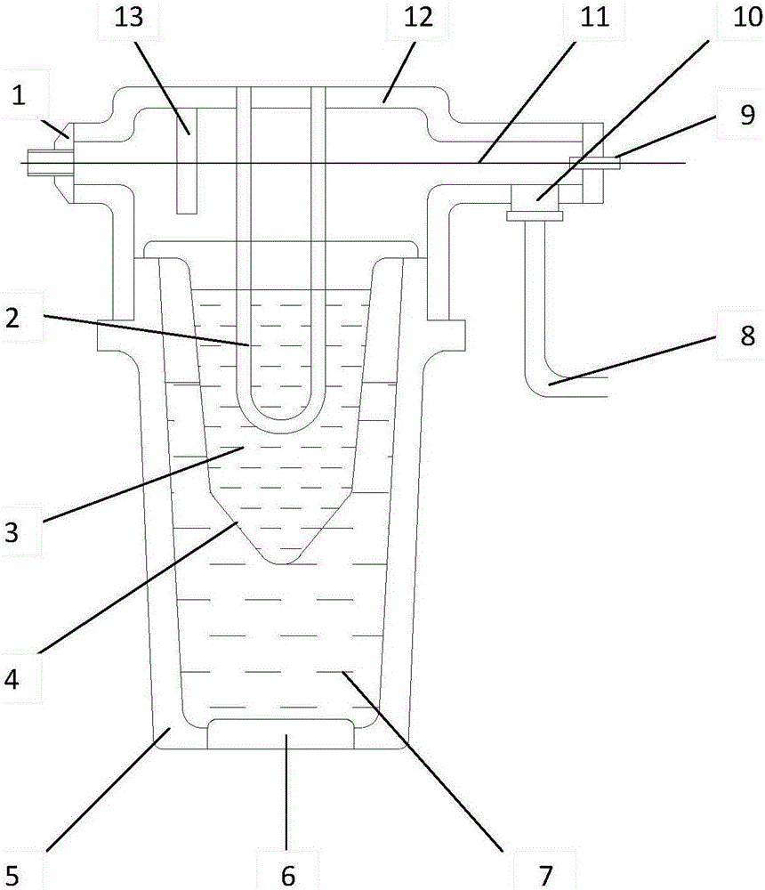 Ultrasonic atomization ionization apparatus