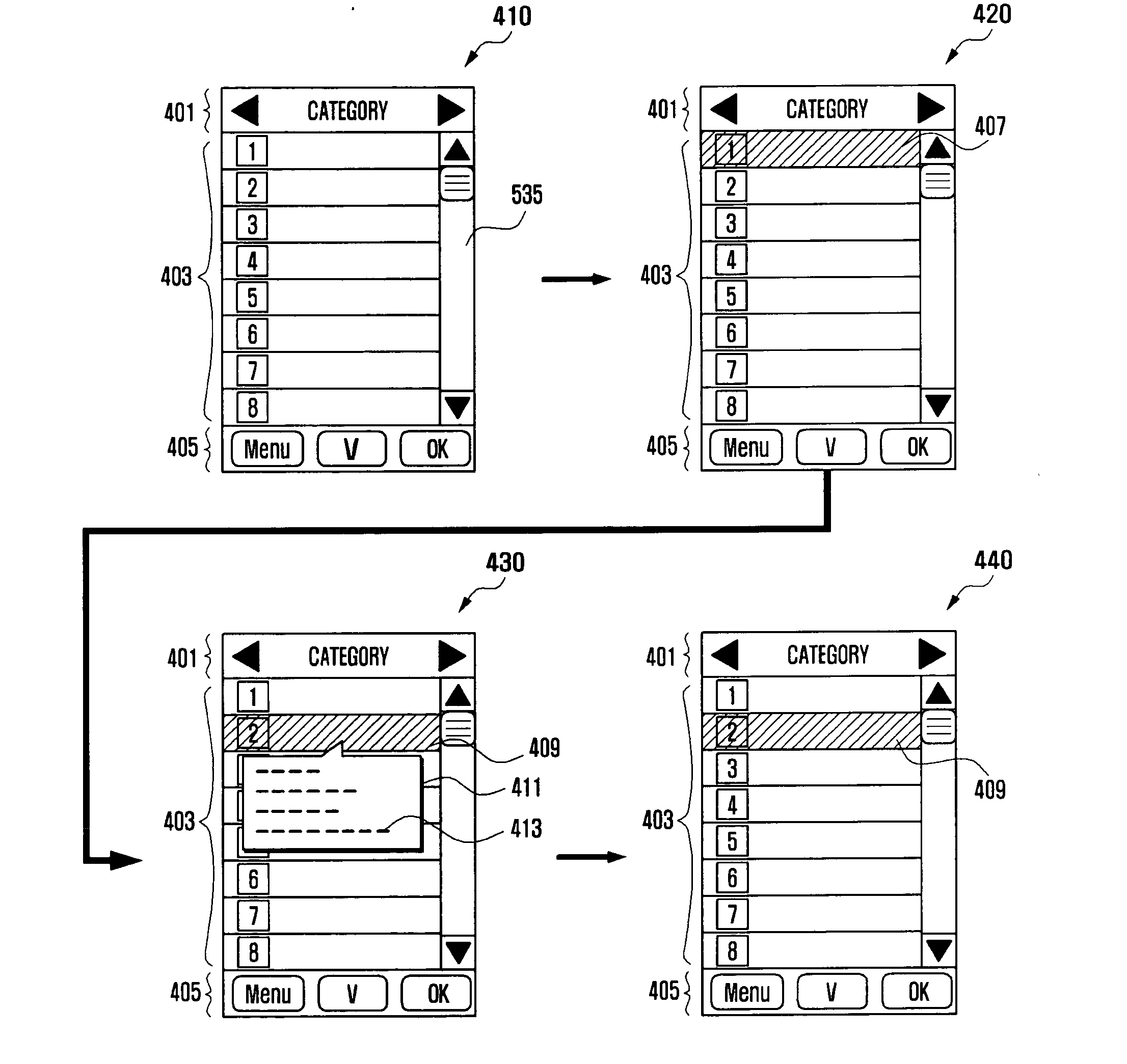 Apparatus and method for providing list in portable terminal