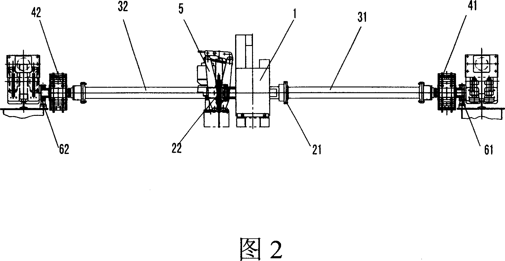 Operating mechanism of crane trolley