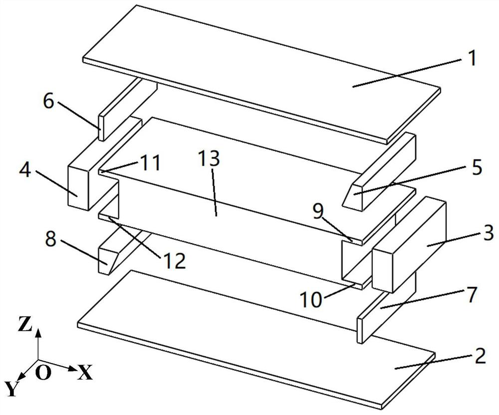 Longitudinal-bending coupled linear ultrasonic motor based on counter-rotating eccentric stator