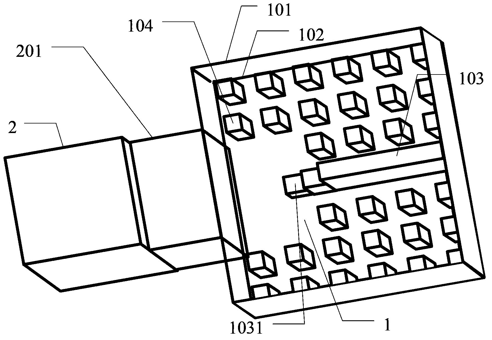 Combined waveguide