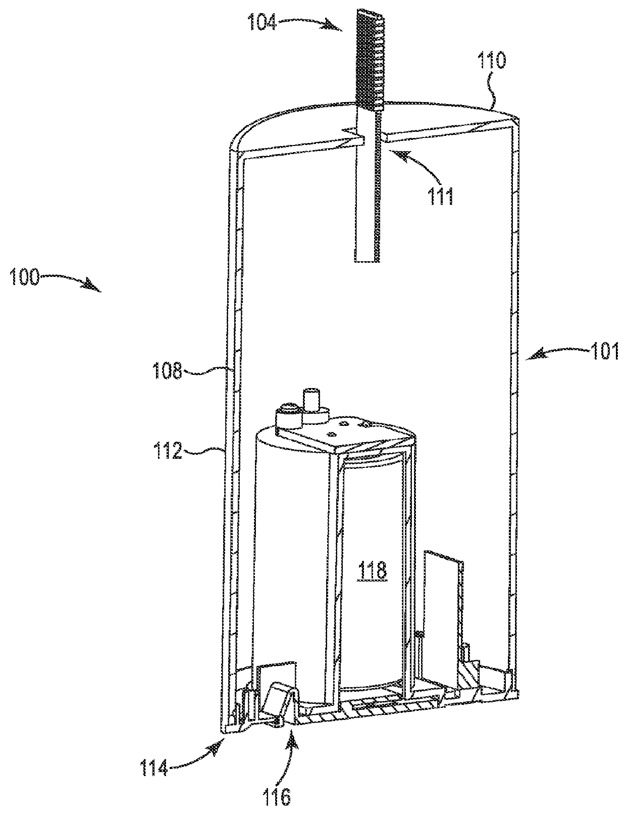 Electric candle with illuminating panel