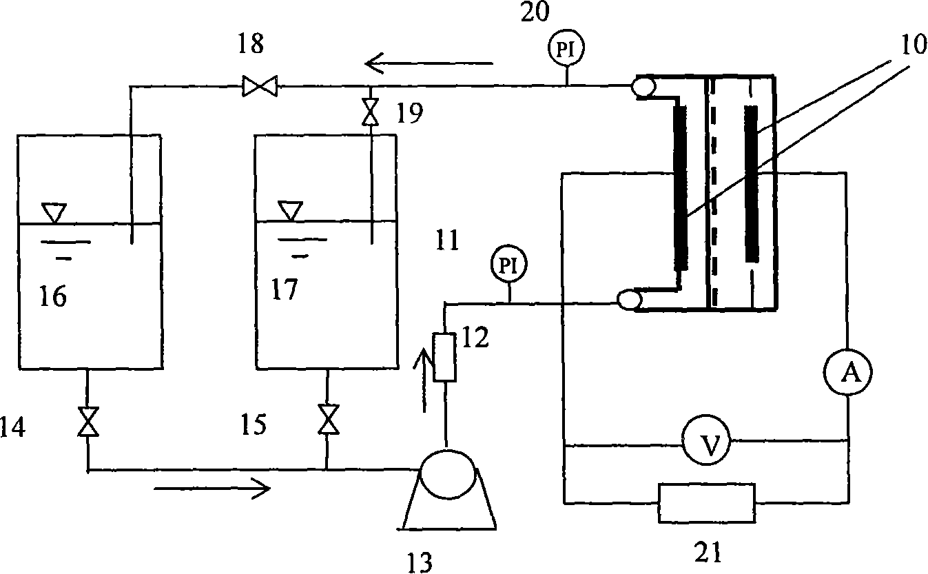 Electric field ruggedization assembled method and apparatus of polyelectrolyte complexes membrane