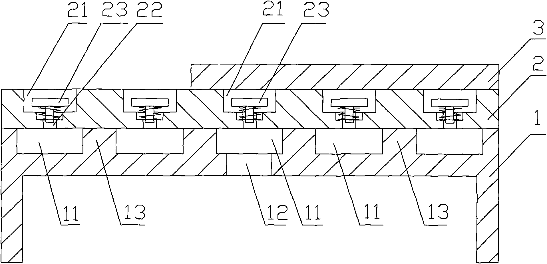 Automatic vacuum-adsorption working table