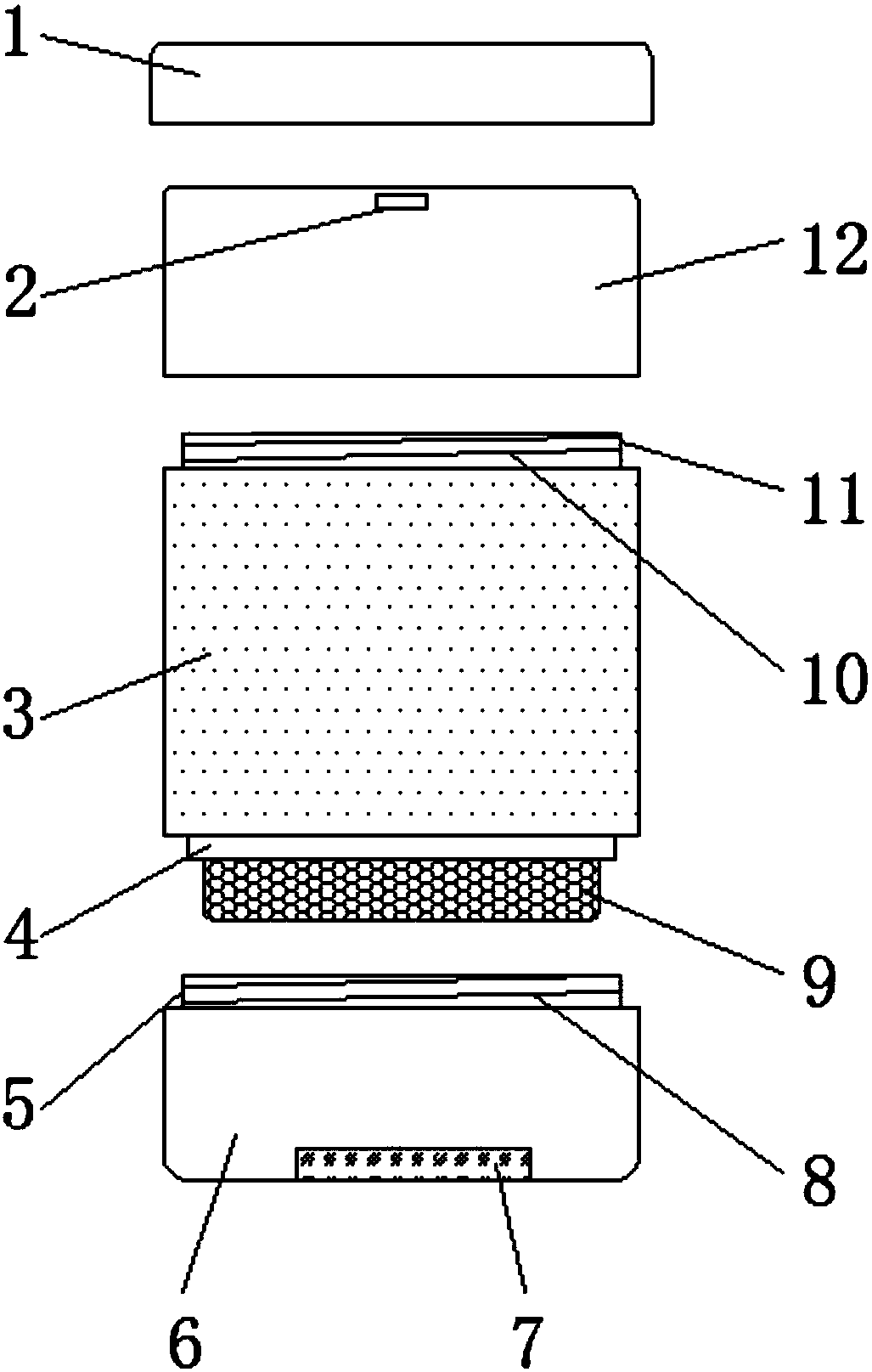 Tea box capable of filtering tea residues