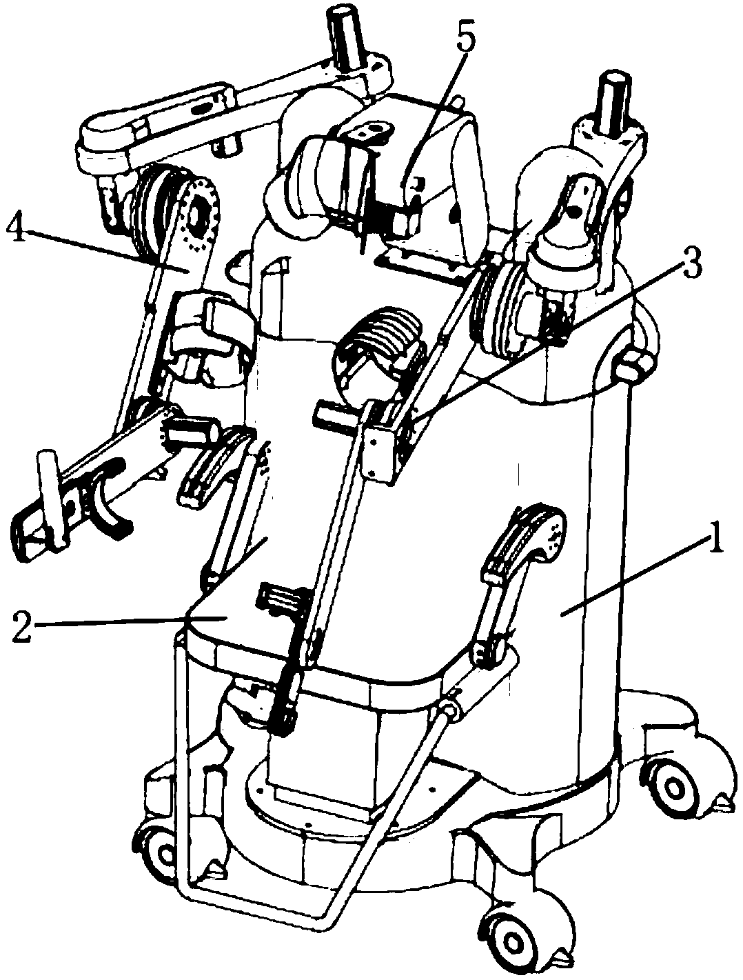 Upper limb and head rehabilitation training robot