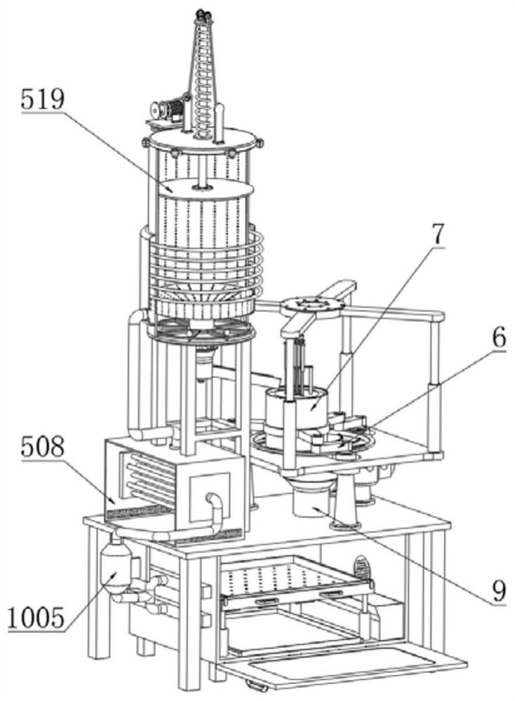 Breakage-proof tea processing device