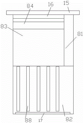 Energy-saving type glasses storage and display device