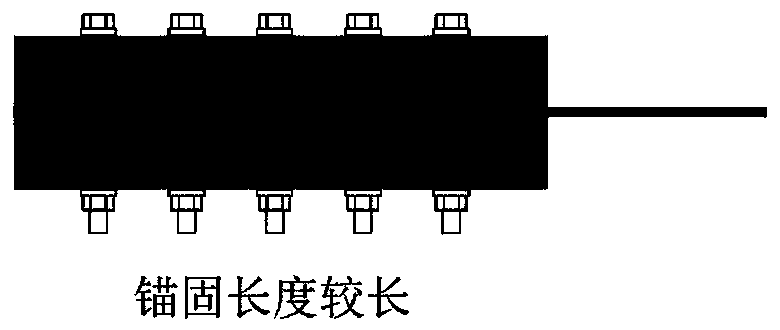 Variable-clamping-force corrugated clamping plate anchor for FRP sheet