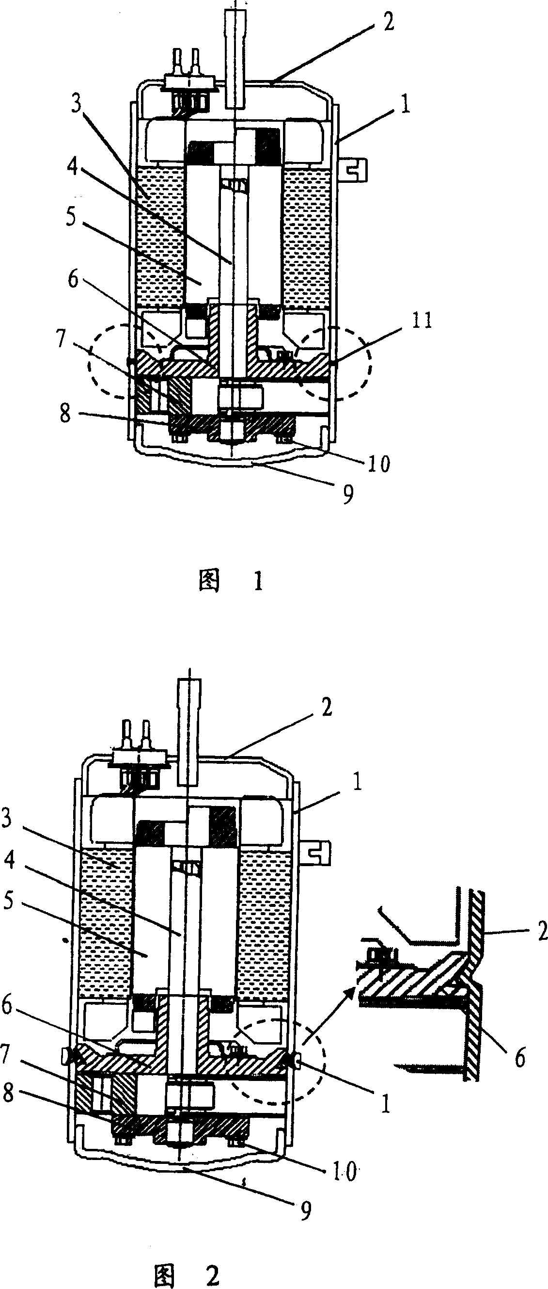 Compressor pump coupling method