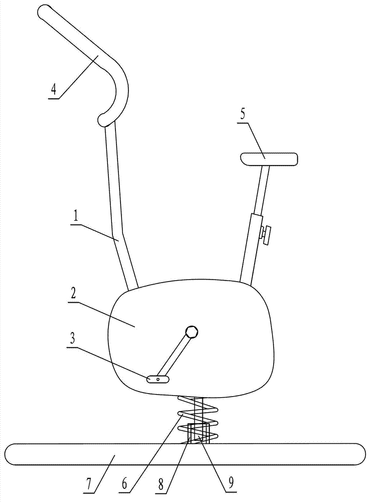 Universal oscillating exercise cycle