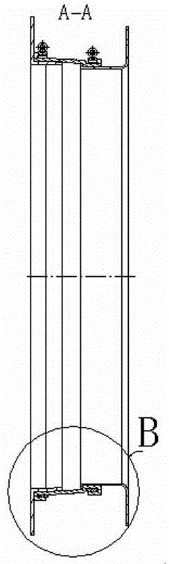 Pressing rivet structure of automobile engine wind shielding ring assembly